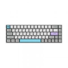  Bàn Phím Cơ Akko 3068 Silent Bluetooth White Led Gateron Pink Switch 