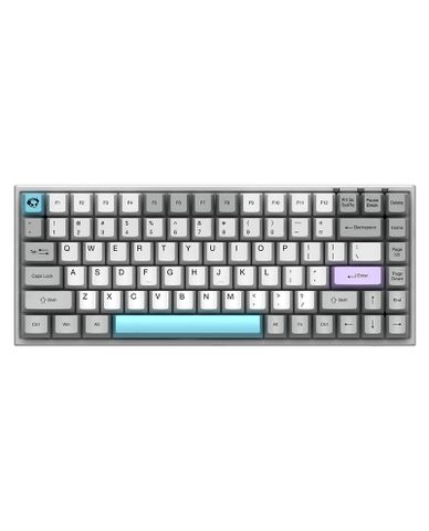 Bàn Phím Cơ Akko 3084 Silent Bluetooth White Led Akko Blue Switch
