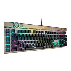  Bàn Phím Cơ Corsair K100 Rgb Midnight Gold Optical Switch 