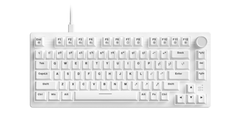 Bàn phím cơ DareU EK75 Full White Dream switch