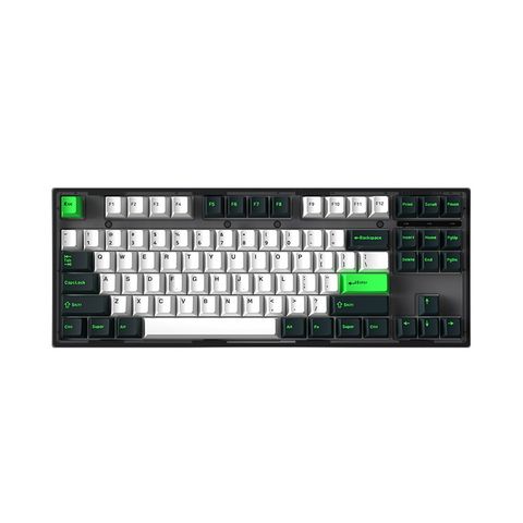 Bàn Phím Cơ Fl-esports Gp87 Cp White Green Yellow Sw