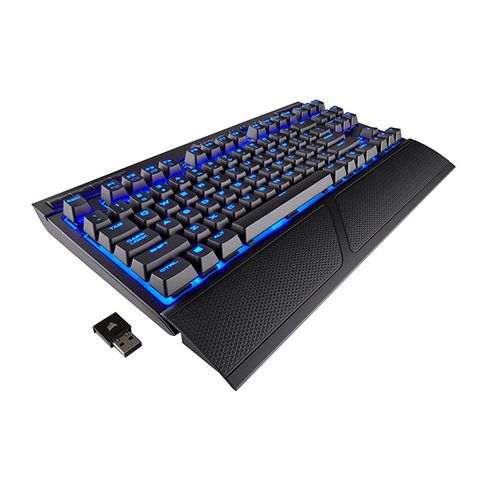 Bàn Phím Cơ Không Dây Corsair K63 Blue Led - Cherry Mx Red