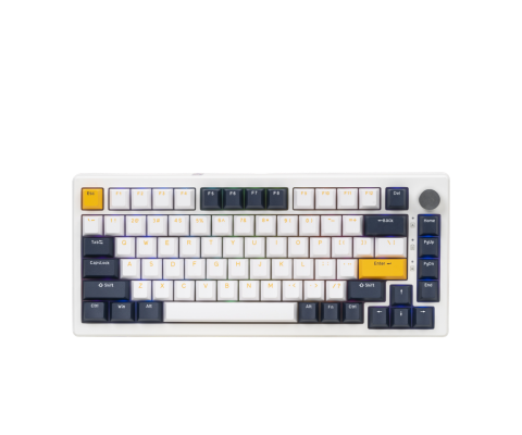 Bàn phím Durgod MK 75 White Red Switch