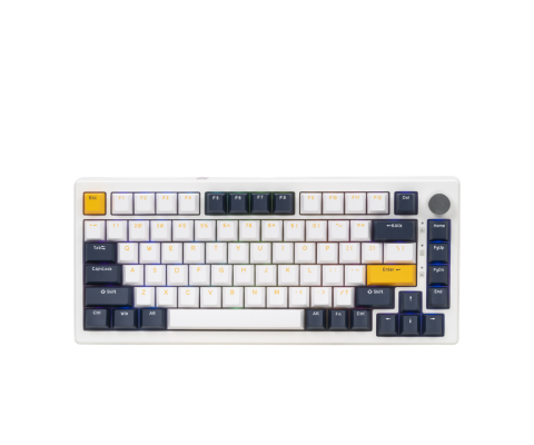 Bàn phím Durgod MK 75 White Brown Switch