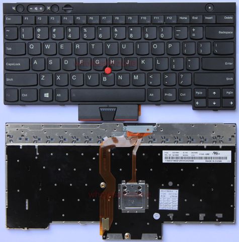 Bàn phím ibm lenovo t430 t530 x230 w530 (có đèn)