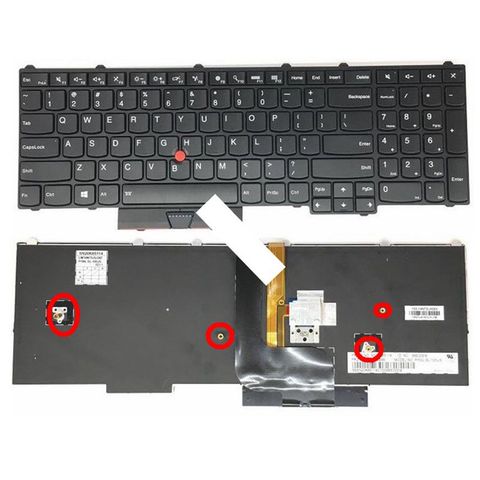 Bàn phím lenovo thinkpad p50 (có đèn)
