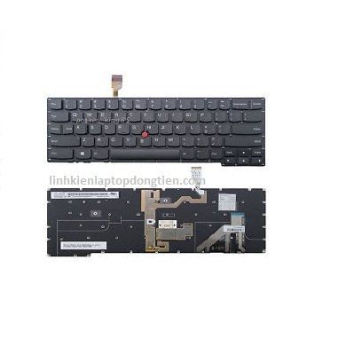 Bàn phím lenovo thinkpad x1 carbon gen 4 (có đèn) có khung