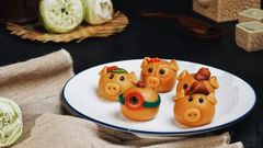  Cách nặn bánh Trung Thu hình con vật: heo, thỏ, cá, cá mập và cua dễ thương 