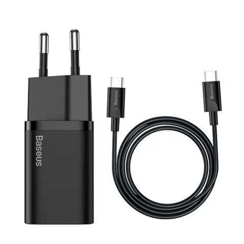 Củ sạc Baseus Super SI 25W 1 cổng kèm cáp Type-C to Type-C 1M