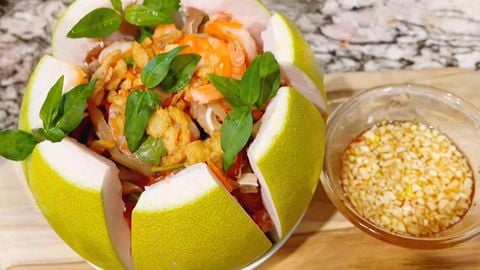 Cách làm gỏi bưởi tai heo làm mới thực đơn cho ngày Tết Trung Thu