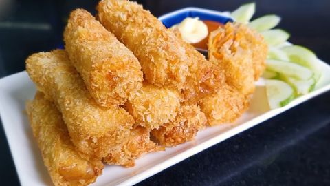 Cách làm nem hải sản chiên xù giòn rụm thơm ngon hấp dẫn dễ làm