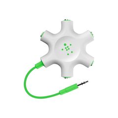  Belkin Bộ chia Rockstar 1 cổng 3.5mm ra 5 cổng 3.5mm (White/ Black) 