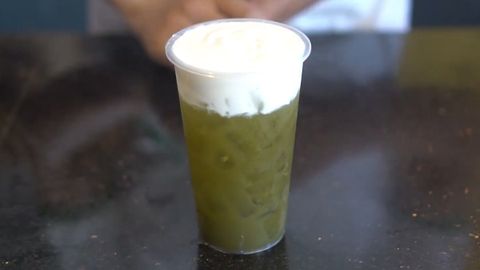 Cách pha matcha macchiato thơm béo hấp dẫn cực đơn giản