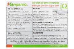  Bếp điện từ Kangaroo KG408i 