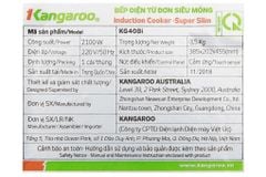  Bếp điện từ Kangaroo KG408i 