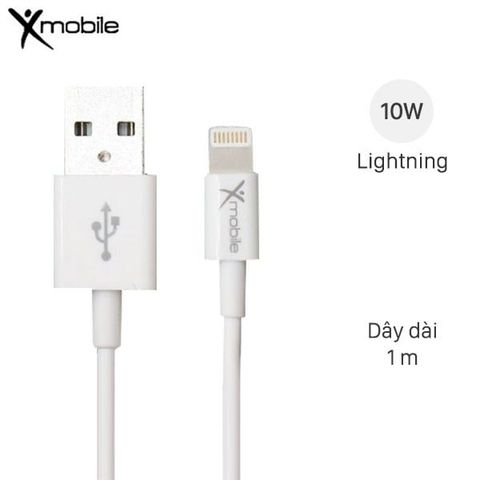 Cáp Lightning 1m Xmobile AL01-1000 Trắng