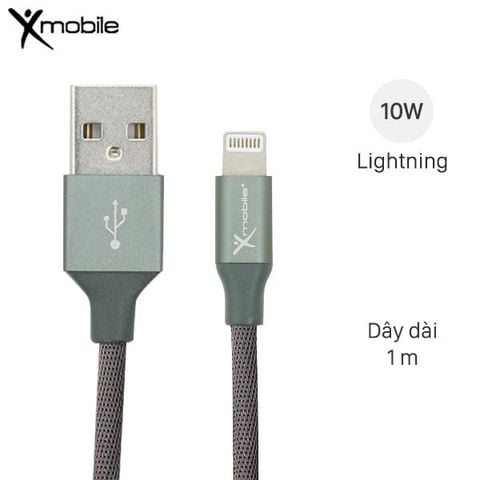 Cáp Lightning 1m Xmobile LTL-01 Xanh rêu