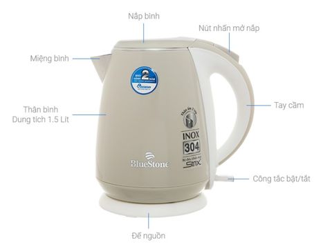 Bình Đun Siêu Tốc Bluestone 1.5 Lít Ktb-3453