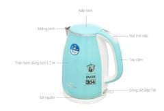  Bình Đun Siêu Tốc Bluestone 1.7 Lít Ktb-3458 