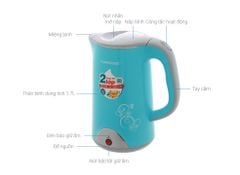  Bình Đun Siêu Tốc Giữ Nhiệt Sunhouse 1.7 Lít Shd1388 