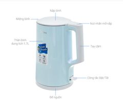  Bình Đun Siêu Tốc Midea Mk-17dg 