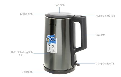 Bình Đun Siêu Tốc Midea Mk-317dc
