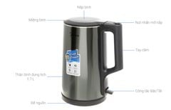  Bình Đun Siêu Tốc Midea Mk-317dc 