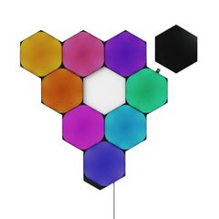 Bộ đèn Nanoleaf Shapes Black Hexagon – Lục giác 9 ô màu đen 