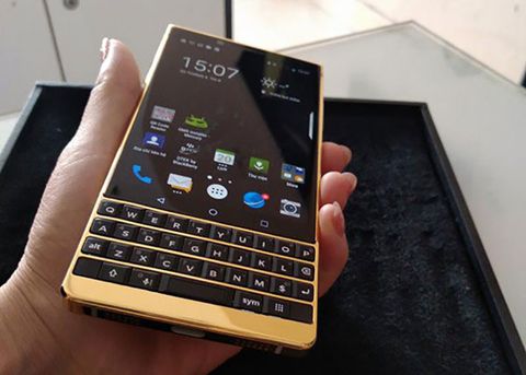 Điện Thoại Blackberry Key2 (gold) Mạ Vàng 24k