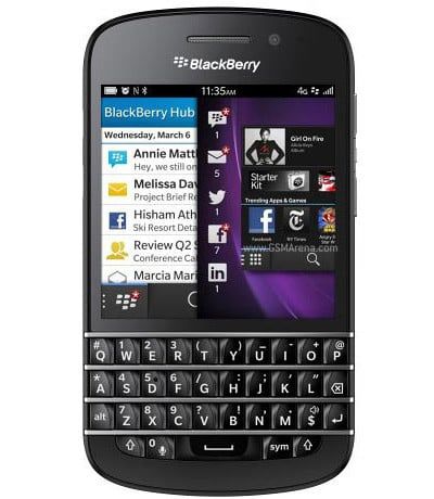 Điện Thoại Blackberry Q10 (đen) Like New