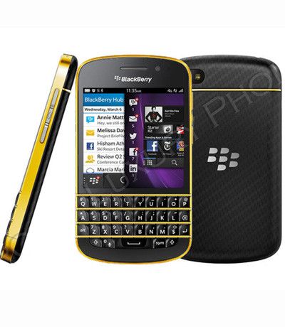 Blackberry Q10 Viền Gold