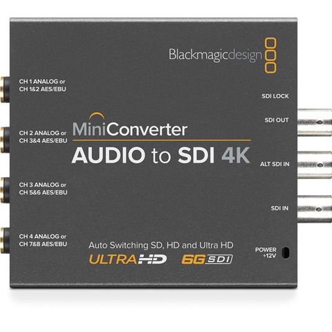 Blackmagic Mini - Audio To Sdi 4K (Convmcauds4K)
