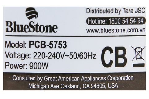 Nồi áp suất điện Bluestone PCB-5753