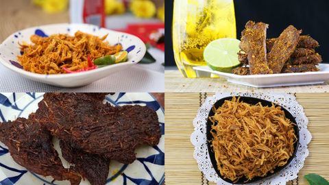 Tổng hợp các cách làm khô gà, bò khô, khô heo bằng chảo cực dễ