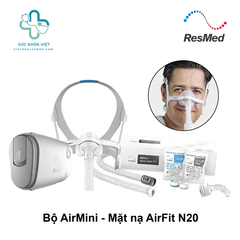  Bộ Máy thở AirMini Autoset ResMed + Mặt nạ thở AirFit N20 