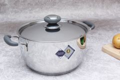  Nồi inox 3 đáy nắp inox 24 cm Fivestar N24-3DC 
