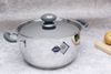 Nồi inox 3 đáy nắp inox 24 cm Fivestar N24-3DC