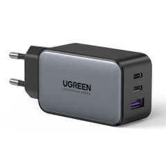 Củ sạc Ugreen GaN Nexode 3 cổng ( EU 2C 1A ) 65W CD244 10335 