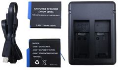  Bộ 2 Pin 1 Sạc Ravpower Cho Gopro Hero 9, 10, 11, 12 