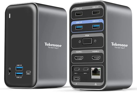 Bộ chia cổng USB-C 3 màn hình 13 trong 2 cho MacBook