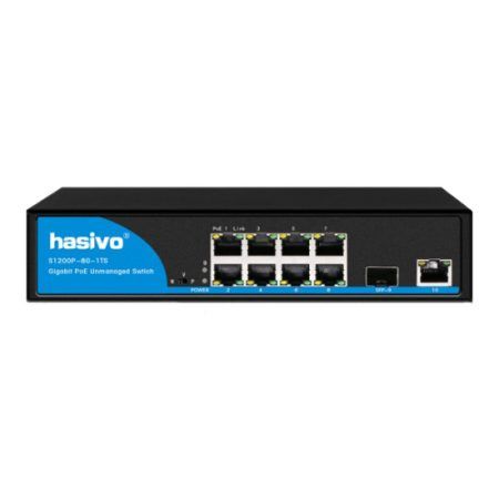 Bộ Chuyển Đổi Mạch Switch Gigabit Hasivo S1200p-8g-1ts