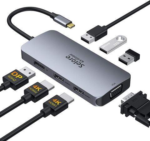 Bộ Chuyển Đổi Usb C Sang Hdmi Kép