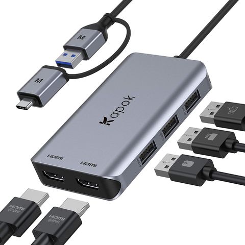 Bộ Chuyển Đổi Usb Với 2 Cổng Hdmi