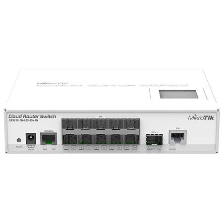 Bộ Chuyển Mạch Switch Mikrotik Crs212-1g-10s-1s+in