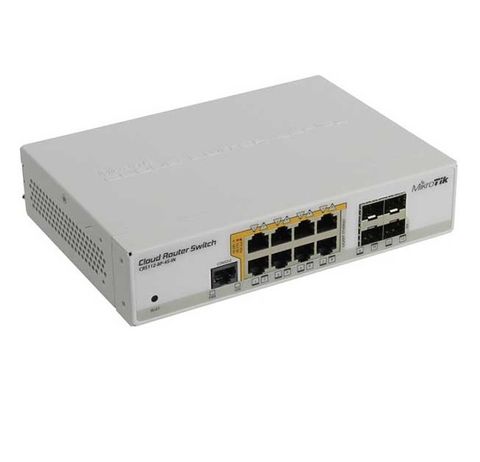 Bộ Chuyển Mạch Thông Minh Mikrotik Crs112-8p-4s-in