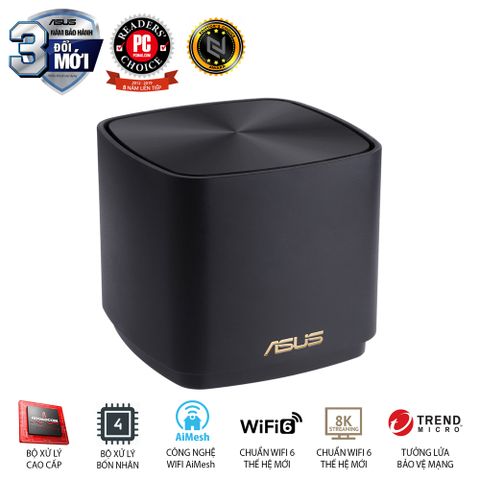 Bộ Định Tuyến Mesh Asus Zenwifi Ax Mini Xd4 (w-2-pk) Chuẩn Ax1800