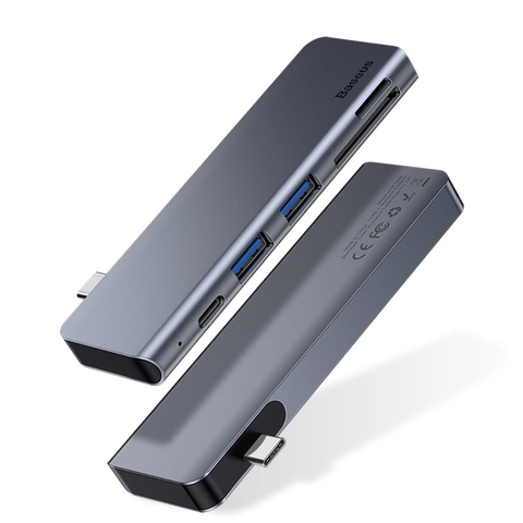 Bộ Hub Chuyển Đổi 5 Trong 1 Baseus Harmonica Lv396-gy