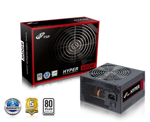 Bộ Nguồn Máy Tính Fsp Hyper - 600w - 80 Plus White