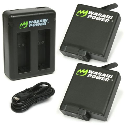 Bộ Pin Sạc Wasabi Cho Gopro Hero 5, Hero 6, Hero 7