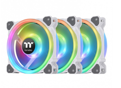  Bộ Quạt Tản Nhiệt Thermaltake Riing Trio 12 Rgb Radiator Fan White 